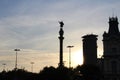 Barcelona Colon Monument, Cristoforo Colombo, Spain Royalty Free Stock Photo