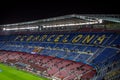 Camp Nou stadium before Champions League Royalty Free Stock Photo