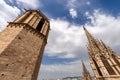 Gothic cathedral of Barcelona in Spain Europe Royalty Free Stock Photo
