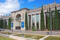Barcelona Fira Montjuic Hall of Conferences, Barcelona, Spain Royalty Free Stock Photo