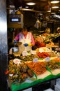 Barcelona - Food Market - Spain. Royalty Free Stock Photo