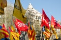 Barcelona - General strike Royalty Free Stock Photo