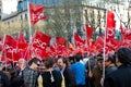 Barcelona - General strike Royalty Free Stock Photo