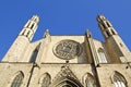 Barcelona - gothic cathedral Santa Maria del mar Royalty Free Stock Photo