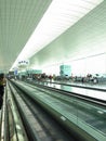 Barcelona International Airport interior.