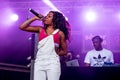 Lady Leshurr rapper, singer and producer performs in concert at Sonar Festival Royalty Free Stock Photo