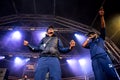 Section Boyz rap band perform in concert at Sonar Festival Royalty Free Stock Photo