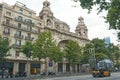 BARCELONA, JUNE 17, 2019: Coliseum Theatre facade in Barcelona.