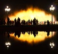 Barcelona Magic Fountain of Montjuic Royalty Free Stock Photo