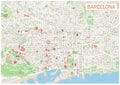 Barcelona Map.