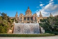 Magic Fountain of Montjuic and the Museu Nacional de art de Catalunya