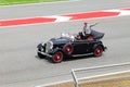 BARCELONA- MAY 9: Jenson Button of McLaren-Mercede Royalty Free Stock Photo