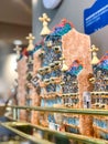 BARCELONA - MAY 14, 2018: Gaudi style souvenirs in a classi city