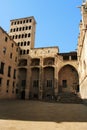 Barcelona: medieval Palau Reial at Placa del Rei