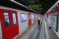 Barcelona Metro public transportation Royalty Free Stock Photo