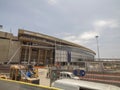 barcelona neu camp stadium under restoration