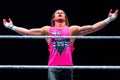 The wrestler Dolph Ziggler in action at WWE Live at the Palau Sant Jordi