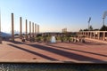 Barcelona olympic park (Anella Olimpica) on Montjuic Royalty Free Stock Photo