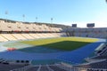 Barcelona Olympic Stadium (Estadi Olimpic Lluis Companys) on mountain Montjuic, Spain