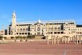 Barcelona Olympic Stadium and olympic park (Anella Olimpica) Royalty Free Stock Photo