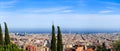 Barcelona panorama Royalty Free Stock Photo