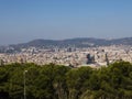 Barcelona panoramic view Royalty Free Stock Photo
