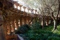 Barcelona park Guell architect Gaudi. Europe, Spain