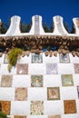 Barcelona Park Guell of Gaudi modernism Royalty Free Stock Photo