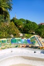 Barcelona Park Guell of Gaudi modernism Royalty Free Stock Photo