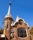 Barcelona Park Guell Gingerbread House of Gaudi