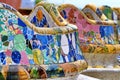 Barcelona - Park Guell mosaic, Spain