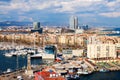 Barcelona from Port side Royalty Free Stock Photo