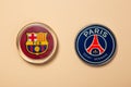 Barcelona and PSG football clubs