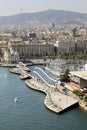 Barcelona, Rambla del mar Royalty Free Stock Photo