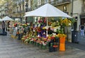 Barcelona Rambla of flowers