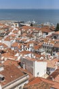 Barcelona rooftop landscape