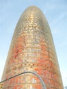 Barcelona's Torre Agbar Royalty Free Stock Photo