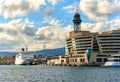 Barcelona seaport. Spain Royalty Free Stock Photo