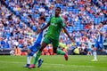 Alexander Isak celebrates a goal at the La Liga match between RCD Espanyol and Real Sociedad