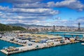 Barcelona Shipping Port Royalty Free Stock Photo