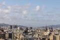 Barcelona skyline from MontjÃÂ¼ic