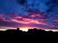 Barcelona skyline by morning