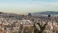 Barcelona skyline panorama Spain Europe Royalty Free Stock Photo