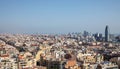 Barcelona skyline and Torre Glories