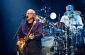 Mark Knopfler giving concert at Palau Sant Jordi Royalty Free Stock Photo