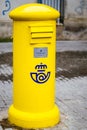 Barcelona, Spain - April 11, 2021. Buzon, Correos is the postal service of Spain Royalty Free Stock Photo