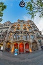 BARCELONA, SPAIN - APRIL 28: Exterior of the Gaudi Casa Batllo on April 28, 2016 in Barcelona, Spain