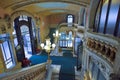 BARCELONA, SPAIN - APRIL 28: Interior of the Palace of Catalan Music on April 28, 2016 in Barcelona, Spain Royalty Free Stock Photo