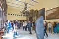 BARCELONA, SPAIN - APRIL 28: Interior of the Palace of Catalan Music on April 28, 2016 in Barcelona, Spain Royalty Free Stock Photo