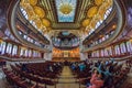 BARCELONA, SPAIN - APRIL 28: Interior of the Palace of Catalan Music on April 28, 2016 in Barcelona, Spain Royalty Free Stock Photo